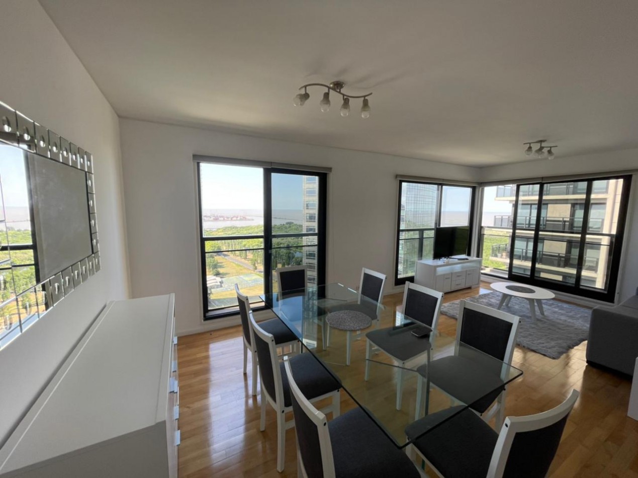 Departamento en alquiler 2 ambientes amoblado en River View Puerto Madero