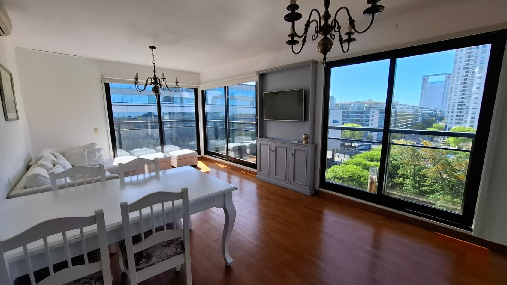 Alquiler 3 ambientes en Puerto Madero en Torres River View con o sin muebles