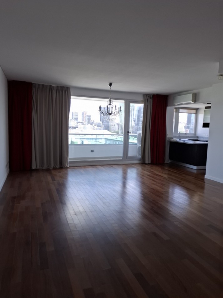 ALQUILADO - Departamento de 3 ambientes en alquiler sin muebles piso alto luminoso